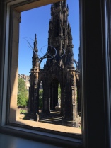 Sir Walter Scott's Memorial, taken from Jenner's window